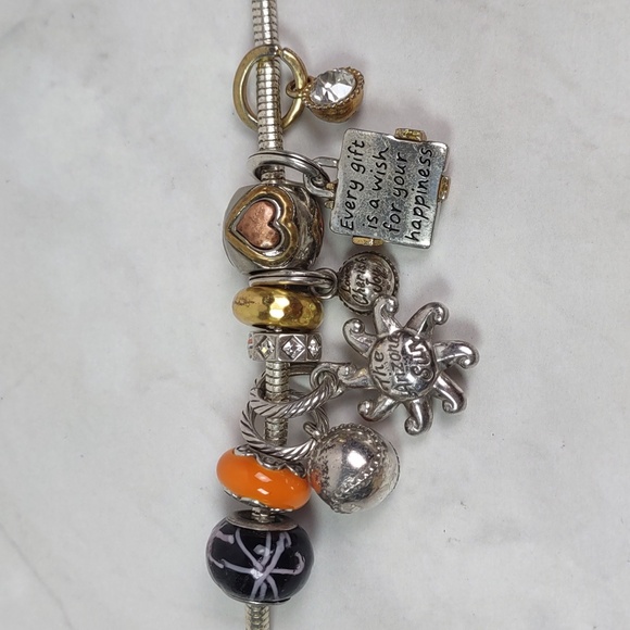 Pandora-style Charm Bracelet - Picture 3 of 5